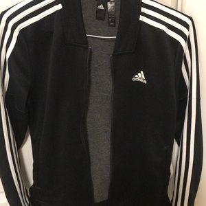adidas jacket in black
